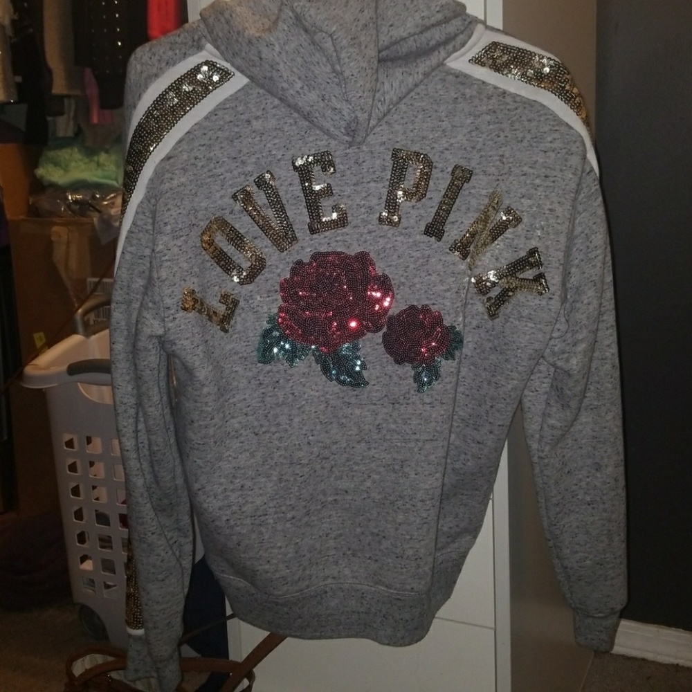 PINK Bling pullover hoodie